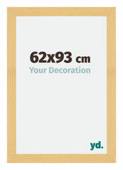 Mura MDF Cadre Photo 62x93cm Hêtre Décor De Face Mesure | Yourdecoration.fr