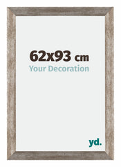 Mura MDF Cadre Photo 62x93cm Métal Vintage De Face Mesure | Yourdecoration.fr