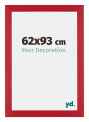 Mura MDF Cadre Photo 62x93cm Rouge De Face Mesure | Yourdecoration.fr