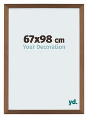 Mura MDF Cadre Photo 67x98cm Acajou De Face Mesure | Yourdecoration.fr