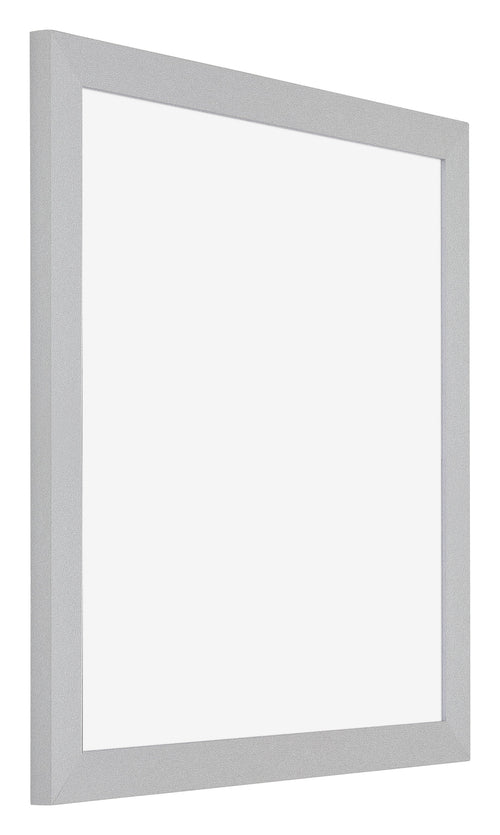 Mura MDF Cadre Photo 70x70cm Argent Mat De Face Oblique | Yourdecoration.fr