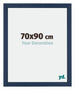 Mura MDF Cadre Photo 70x90cm Bleu Foncé Patine De Face Mesure | Yourdecoration.fr