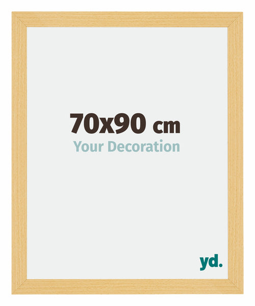 Mura MDF Cadre Photo 70x90cm Hêtre Décor De Face Mesure | Yourdecoration.fr