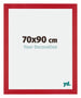 Mura MDF Cadre Photo 70x90cm Rouge De Face Mesure | Yourdecoration.fr