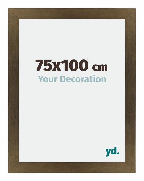 Mura MDF Cadre Photo 75x100cm Bronze Décor De Face Mesure | Yourdecoration.fr