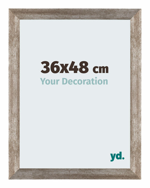 Mura MDF Cadre Photo 36x48cm Noyer De Face Mesure | Yourdecoration.fr