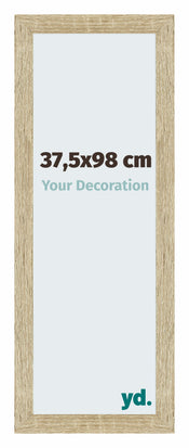 Mura MDF Cadre Photo 37 5x98cm Chene Sonoma De Face Mesure | Yourdecoration.fr