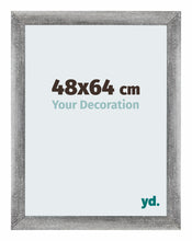 Mura MDF Cadre Photo 48x64cm Bleu Brillant De Face Mesure | Yourdecoration.fr