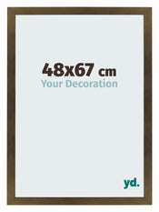 Mura MDF Cadre Photo 48x67cm Bronze Decor De Face Mesure | Yourdecoration.fr