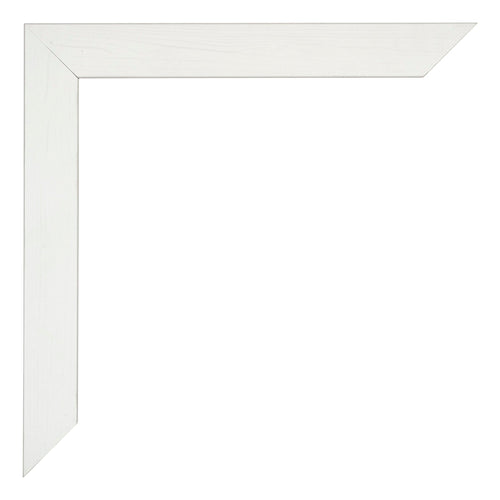 Mura MDF Cadre Photo 59x84cm Blanc Patine Detail Coin | Yourdecoration.fr