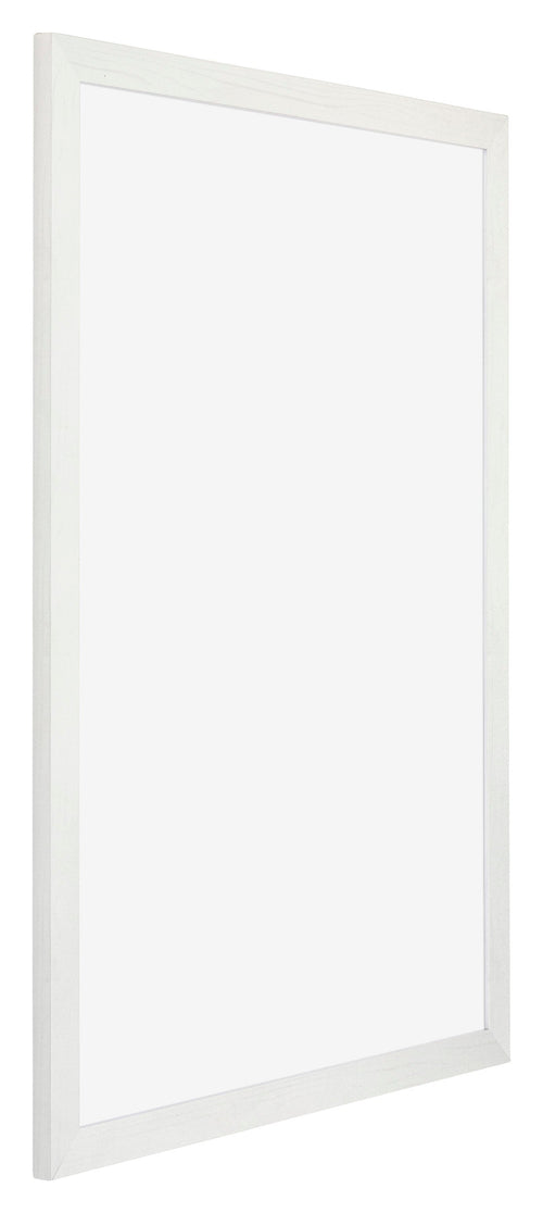 Mura MDF Cadre Photo 59x84cm Blanc Patine De Face Oblique | Yourdecoration.fr