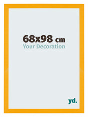 Mura MDF Cadre Photo 68x98cm Jaune De Face Mesure | Yourdecoration.fr