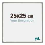 New York Aluminium Cadre Photo 25x25cm Structure Mercury De Face Mesure | Yourdecoration.fr