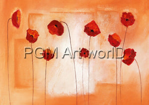 PGM HNE 701M Erika Heinemann Poppy Meeting Affiche Art 30x21cm | Yourdecoration.fr