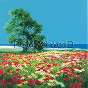 PGM RON 03 RobiN Der alte Baum und das Meer Affiche Art 70x70cm | Yourdecoration.fr