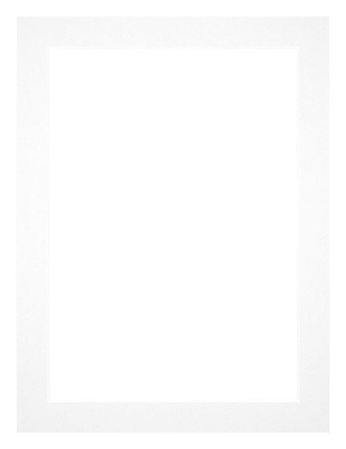 Passe Partout 18x24cm Carton Blanc Bord 3cm Droit De Face | Yourdecoration.fr