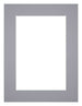 Passe Partout 18x24cm Carton Gris Bord 5cm Droit De Face | Yourdecoration.fr