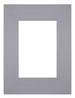 Passe Partout 18x24cm Carton Gris Bord Droit De Face | Yourdecoration.fr