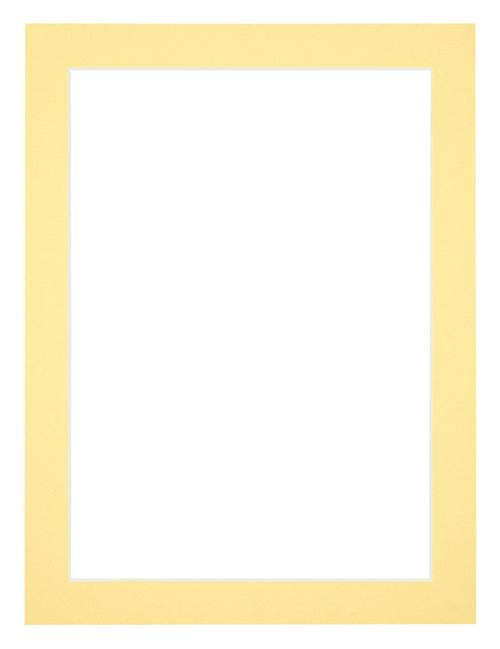 Passe Partout 18x24cm Carton Jaune Bord 3cm Droit De Face | Yourdecoration.fr