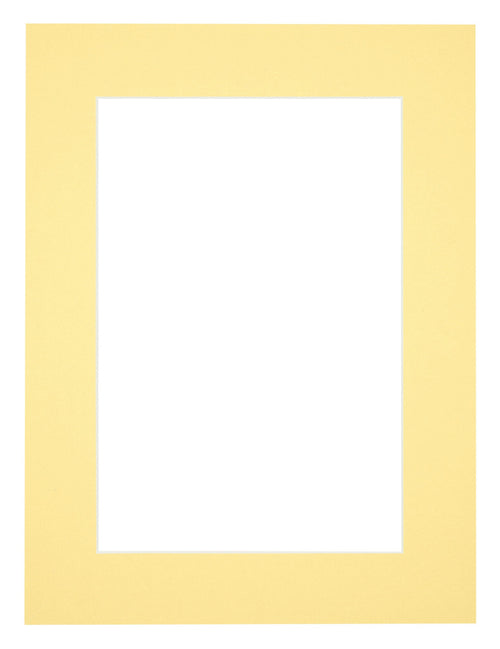 Passe Partout 18x24cm Carton Jaune Bord 5cm Droit De Face | Yourdecoration.fr