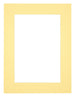 Passe Partout 18x24cm Carton Jaune Bord 5cm Droit De Face | Yourdecoration.fr