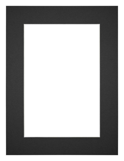 Passe Partout 18x24cm Carton Noir Bord 5cm Droit De Face | Yourdecoration.fr