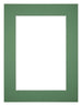 Passe Partout 18x24cm Carton Vert Foret Bord 5cm Droit De Face | Yourdecoration.fr