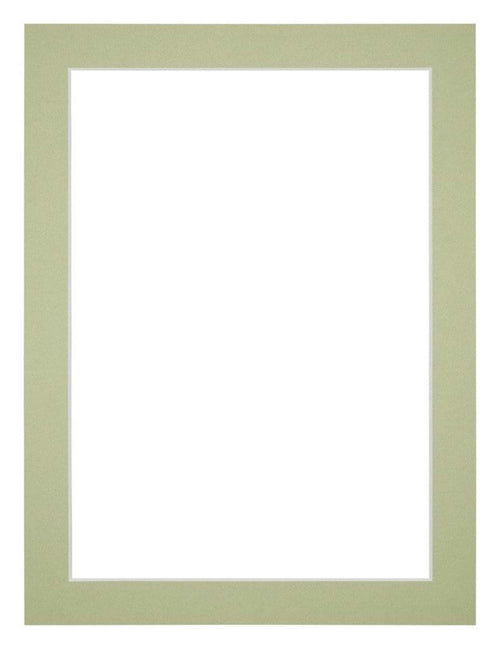 Passe Partout 18x24cm Carton Vert Menthe Bord 3cm Droit De Face | Yourdecoration.fr