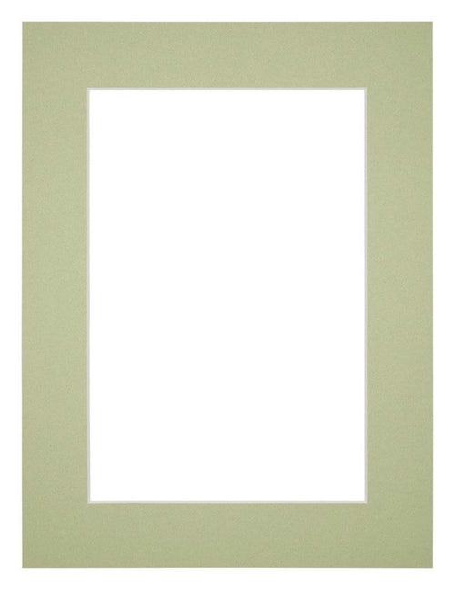 Passe Partout 18x24cm Carton Vert Menthe Bord 5cm Droit De Face | Yourdecoration.fr