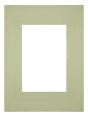 Passe Partout 18x24cm Carton Vert Menthe Bord Droit De Face | Yourdecoration.fr