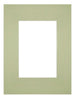 Passe Partout 18x24cm Carton Vert Menthe Bord Droit De Face | Yourdecoration.fr