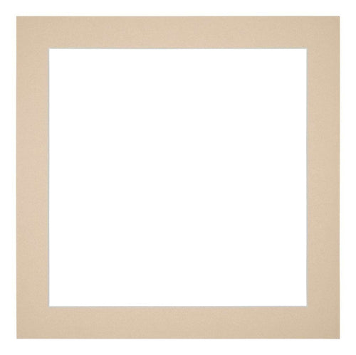 Passe Partout 20x20cm Carton Beige Bord 4cm Droit De Face | Yourdecoration.fr