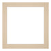 Passe Partout 20x20cm Carton Beige Bord 4cm Droit De Face | Yourdecoration.fr