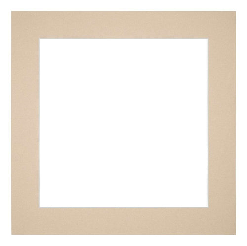 Passe Partout 20x20cm Carton Beige Bord 5cm Droit De Face | Yourdecoration.fr