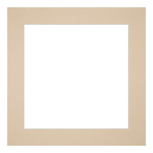 Passe Partout 20x20cm Carton Beige Bord Droit De Face | Yourdecoration.fr