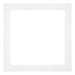 Passe Partout 20x20cm Carton Blanc Bord 4cm Droit De Face | Yourdecoration.fr