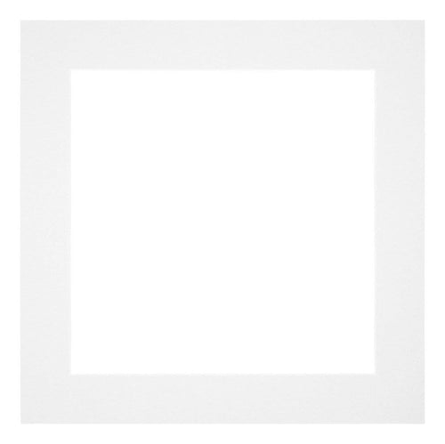 Passe Partout 20x20cm Carton Blanc Bord 5cm Droit De Face | Yourdecoration.fr