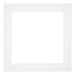 Passe Partout 20x20cm Carton Blanc Bord 5cm Droit De Face | Yourdecoration.fr