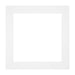 Passe Partout 20x20cm Carton Blanc Bord Droit De Face | Yourdecoration.fr