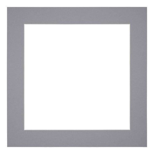 Passe Partout 20x20cm Carton Gris Bord 5cm Droit De Face | Yourdecoration.fr