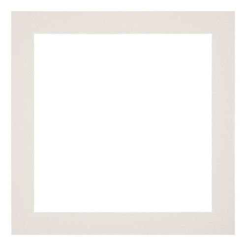 Passe Partout 20x20cm Carton Gris Clair Bord 4cm Droit De Face | Yourdecoration.fr