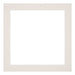 Passe Partout 20x20cm Carton Gris Clair Bord 4cm Droit De Face | Yourdecoration.fr