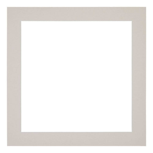 Passe Partout 20x20cm Carton Gris Graniet Bord 4cm Droit De Face | Yourdecoration.fr