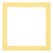 Passe Partout 20x20cm Carton Jaune Bord 4cm Droit De Face | Yourdecoration.fr