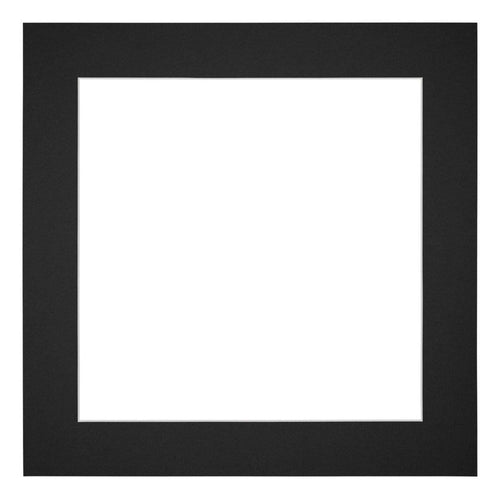 Passe Partout 20x20cm Carton Noir Bord 5cm Droit De Face | Yourdecoration.fr