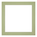 Passe Partout 20x20cm Carton Vert Menthe Bord 4cm Droit De Face | Yourdecoration.fr