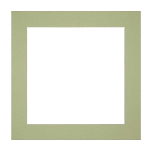 Passe Partout 20x20cm Carton Vert Menthe Bord Droit De Face | Yourdecoration.fr