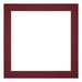 Passe Partout 20x20cm Carton Vin Rouge Bord 4cm Droit De Face | Yourdecoration.fr