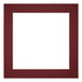 Passe Partout 20x20cm Carton Vin Rouge Bord 5cm Droit De Face | Yourdecoration.fr