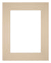 Passe Partout 20x25cm Carton Beige Bord Droit De Face | Yourdecoration.fr